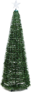 Albero di Natale conico in PVC con gocce di luce pixel led per decorazioni natalizie Casa e cucina/Decorazioni per interni/Addobbi e decorazioni per ricorrenze/Decorazioni natalizie/Alberi di natale artificiali MagiediNatale.it - Altamura, Commerciovirtuoso.it