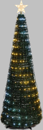 Albero di Natale conico in PVC con gocce di luce pixel led per decorazioni natalizie Casa e cucina/Decorazioni per interni/Addobbi e decorazioni per ricorrenze/Decorazioni natalizie/Alberi di natale artificiali MagiediNatale.it - Altamura, Commerciovirtuoso.it