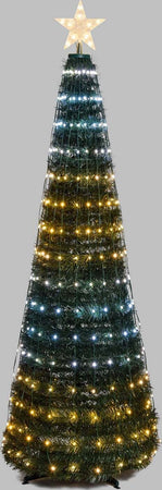 Albero di Natale conico in PVC con gocce di luce pixel led per decorazioni natalizie Casa e cucina/Decorazioni per interni/Addobbi e decorazioni per ricorrenze/Decorazioni natalizie/Alberi di natale artificiali MagiediNatale.it - Altamura, Commerciovirtuoso.it