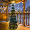 Albero di Natale conico in PVC con gocce di luce pixel led per decorazioni natalizie Casa e cucina/Decorazioni per interni/Addobbi e decorazioni per ricorrenze/Decorazioni natalizie/Alberi di natale artificiali MagiediNatale.it - Altamura, Commerciovirtuoso.it