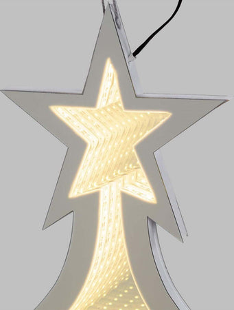 Albero di natale effetto specchio a led h 60 cm decorazioni natalizie da interno Casa e cucina/Decorazioni per interni/Addobbi e decorazioni per ricorrenze/Decorazioni natalizie/Alberi di natale artificiali MagiediNatale.it - Altamura, Commerciovirtuoso.it