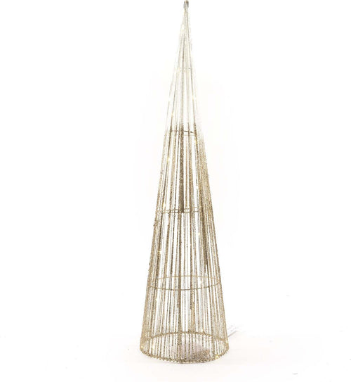 Albero di Natale glitterato a cono con luci decorazione natalizia per esterno e interno Casa e cucina/Decorazioni per interni/Addobbi e decorazioni per ricorrenze/Decorazioni natalizie/Alberi di natale artificiali MagiediNatale.it - Altamura, Commerciovirtuoso.it