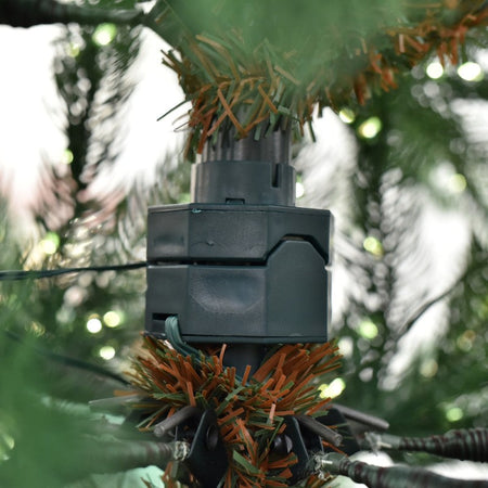 Albero di natale con Micro Led Incorporati "Harrison" 100 % PE Effetto Real Touch