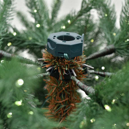 Albero di natale con Micro Led Incorporati "Harrison" 100 % PE Effetto Real Touch