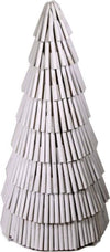 Albero di natale in legno bianco per interno decorazione natalizia h 101 cm Casa e cucina/Decorazioni per interni/Addobbi e decorazioni per ricorrenze/Decorazioni natalizie/Alberi di natale artificiali MagiediNatale.it - Altamura, Commerciovirtuoso.it