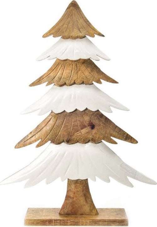 Albero-di-natale-in-legno-laccato-colore-oro-e-bianco-decorazioni-natalizie