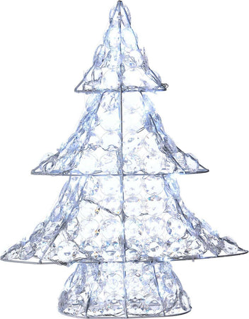 Albero di Natale in resina luminoso color ghiaccio con diamanti uso interno ed esterno Casa e cucina/Decorazioni per interni/Addobbi e decorazioni per ricorrenze/Decorazioni natalizie/Luci natalizie/Catene luminose per esterni MagiediNatale.it - Altamura, Commerciovirtuoso.it