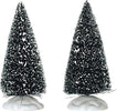 Albero di Natale innevato, accessorio per villaggio di Natale in poliestere, set di 2 Casa e cucina/Decorazioni per interni/Addobbi e decorazioni per ricorrenze/Decorazioni natalizie/Oggettistica MagiediNatale.it - Altamura, Commerciovirtuoso.it