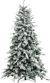 ALBERO-DI-NATALE-INNEVATO-'ALASKA'-h.180-cm---base-124-cm-/-1366-rami