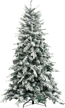 ALBERO-DI-NATALE-INNEVATO-'ALASKA'-h.240-cm---base-154-cm-/-2436-rami