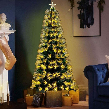 Albero D Natale 90cm Con Led Fbra Ottca Banco Rosso Verde tala Albero D Natale 90cm Con Led Fbra Ottca Banco Rosso Verde tala