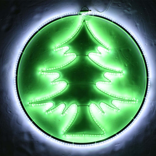 Albero di natale luminoso effetto neon con led bifacciale addobbi natalizi per esterno Casa e cucina/Decorazioni per interni/Addobbi e decorazioni per ricorrenze/Decorazioni natalizie/Luci natalizie/Catene luminose per esterni MagiediNatale.it - Altamura, Commerciovirtuoso.it