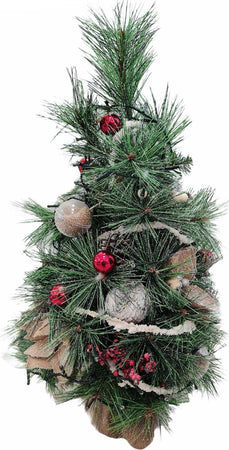 Albero di natale pinetto innevato in PP effetto Aghi di Pino con addobbi e catena Led Casa e cucina/Decorazioni per interni/Addobbi e decorazioni per ricorrenze/Decorazioni natalizie/Alberi di natale artificiali MagiediNatale.it - Altamura, Commerciovirtuoso.it