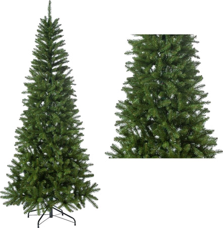 Albero Di Natale Slim Nataluna Mod. Stelvio Altezza 240 Cm Base A Croce 825 Rami Prodotti Natalizi Trade Shop italia - Napoli, Commerciovirtuoso.it