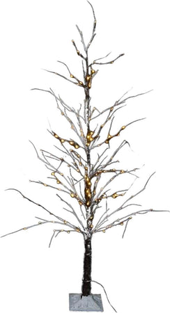 Albero luminoso innevato, ramo con led luce calda decorazione da interno Casa e cucina/Decorazioni per interni/Addobbi e decorazioni per ricorrenze/Decorazioni natalizie/Alberi di natale artificiali MagiediNatale.it - Altamura, Commerciovirtuoso.it