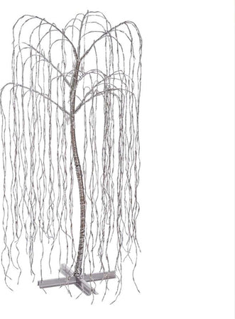 Albero natale luminoso piangente rami cadenti argento led luce fredda esterno Casa e cucina/Decorazioni per interni/Addobbi e decorazioni per ricorrenze/Decorazioni natalizie/Alberi di natale artificiali MagiediNatale.it - Altamura, Commerciovirtuoso.it