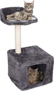 ALBERO PALO TIRAGRAFFI GATTI CON CUCCIA E PIATTAFORMA 68X30CM PELUCHE E SISAL Prodotti per animali domestici/Gatti/Lettini accessori per il letto e mobili/Alberi tiragraffi Trade Shop italia - Napoli, Commerciovirtuoso.it
