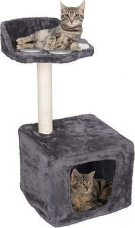 ALBERO PALO TIRAGRAFFI GATTI CON CUCCIA E PIATTAFORMA 68X30CM PELUCHE E SISAL Prodotti per animali domestici/Gatti/Lettini accessori per il letto e mobili/Alberi tiragraffi Trade Shop italia - Napoli, Commerciovirtuoso.it