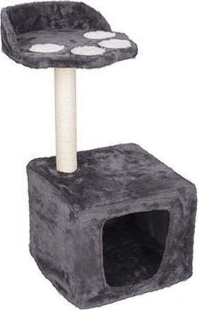 ALBERO PALO TIRAGRAFFI GATTI CON CUCCIA E PIATTAFORMA 68X30CM PELUCHE E SISAL Prodotti per animali domestici/Gatti/Lettini accessori per il letto e mobili/Alberi tiragraffi Trade Shop italia - Napoli, Commerciovirtuoso.it