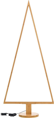 Albero triangolare luminoso con led bianco caldo e base in legno Casa e cucina/Decorazioni per interni/Addobbi e decorazioni per ricorrenze/Decorazioni natalizie/Luci natalizie/Catene luminose per esterni MagiediNatale.it - Altamura, Commerciovirtuoso.it