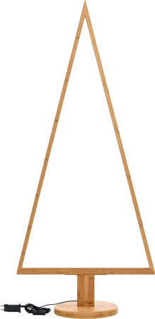 Albero triangolare luminoso con led bianco caldo e base in legno Casa e cucina/Decorazioni per interni/Addobbi e decorazioni per ricorrenze/Decorazioni natalizie/Luci natalizie/Catene luminose per esterni MagiediNatale.it - Altamura, Commerciovirtuoso.it