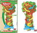 Albero-Zig-Zag-Con-Macchinine-In-Legno-Giocattolo-Gioco-Per-Bambini-+3-Anni