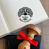 Timbro Ex Libris Albero - d. 40 mm