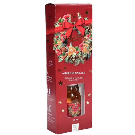 Profumo in bottiglia diffusore di essenza "Linea Ghirlanda" con bacchette da 125 mL