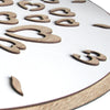 Orologio da parete personalizzabile idea regalo per bomboniera e cerimonia con taglio laser