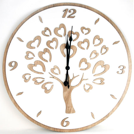 Orologio da parete personalizzabile idea regalo per bomboniera e cerimonia con taglio laser