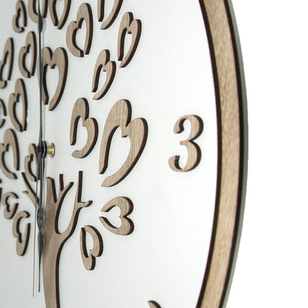 Orologio da parete personalizzabile idea regalo per bomboniera e cerimonia con taglio laser