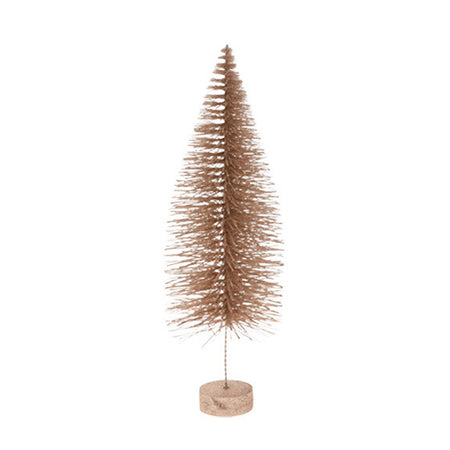 Albero Cono con Glitter alberello natalizio da tavolo per interno ed esterno