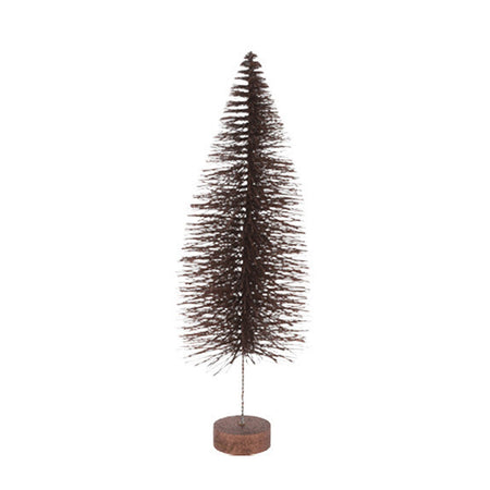 Albero Cono con Glitter alberello natalizio da tavolo per interno ed esterno