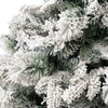 Albero di natale innevato Nevada in PE Effetto Real Touch + Flock