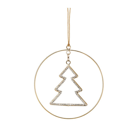 Pendente per albero di Natale gioiello in vetro per decorazioni natalizie Ø 12 cm