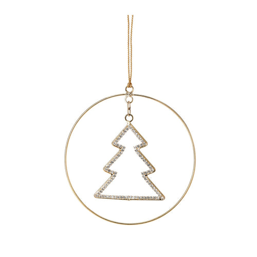 Pendente per albero di Natale gioiello in vetro per decorazioni natalizie Ø 12 cm