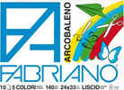 Album Arcobaleno - 24x33cm - 10 fogli - 140gr - 5 colori - Fabriano [multipack] 10 pezzi Casa e cucina/Hobby creativi/Disegno/Blocchi e libri da disegno Eurocartuccia - Pavullo, Commerciovirtuoso.it