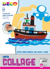 Album collage 700-20 - 35x50cm - 20fg - carta rasata adesiva - colori assortiti - DECO [multipack] 5 pezzi Casa e cucina/Hobby creativi/Carta e lavorazione della carta/Carta/Cartoncino colorato Eurocartuccia - Pavullo, Commerciovirtuoso.it