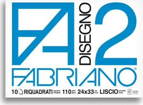 Album F2 - 24x33cm - 10 fogli - 110gr - liscio squadrato - punto metallo - Fabriano [multipack] 10 pezzi Casa e cucina/Hobby creativi/Disegno/Blocchi e libri da disegno Eurocartuccia - Pavullo, Commerciovirtuoso.it
