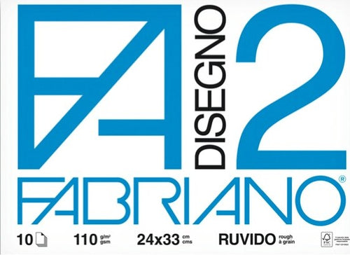 Album F2 - 24x33cm - 110gr - 10 fogli - ruvido - punto metallo - Fabriano [multipack] 10 pezzi Casa e cucina/Hobby creativi/Disegno/Blocchi e libri da disegno Eurocartuccia - Pavullo, Commerciovirtuoso.it