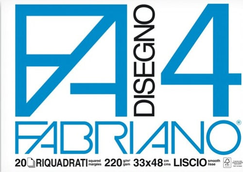 Album F4 - 33x48cm - 220gr - 20 fogli - liscio squadrato - Fabriano Casa e cucina/Hobby creativi/Disegno/Blocchi e libri da disegno Eurocartuccia - Pavullo, Commerciovirtuoso.it