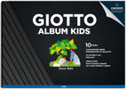Album Kids cartoncino cartoncino nero 5+ - A4 - 220gr - 10 fogli - Giotto [multipack] 5 pezzi Casa e cucina/Hobby creativi/Disegno/Blocchi e libri da disegno Eurocartuccia - Pavullo, Commerciovirtuoso.it