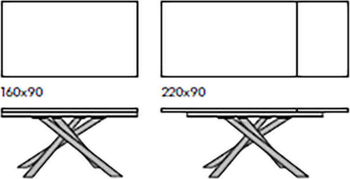 ALDERAMIN---tavolo-da-pranzo-allungabile-cm-90-x-160/220-x-77-h-Bianco-Milani-Home