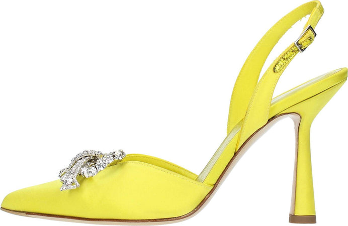 Aldo-Castagna-Scarpe-con-Tacco-Giallo-da-donna