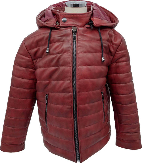 Ale---Piumino-Baby-Bordeaux-in-vera-pelle