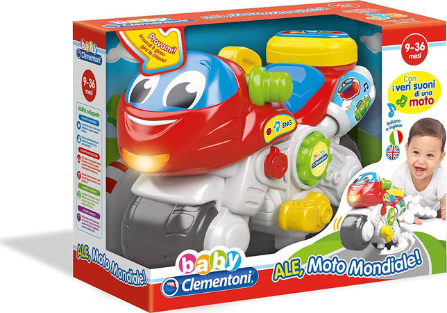 Ale Moto Mondiale Clementoni Baby moto colorata per bambini 10+ Mesi 17102 Giocattoli Sanitaria Gioia del Bimbo - Villa San Giovanni, Commerciovirtuoso.it