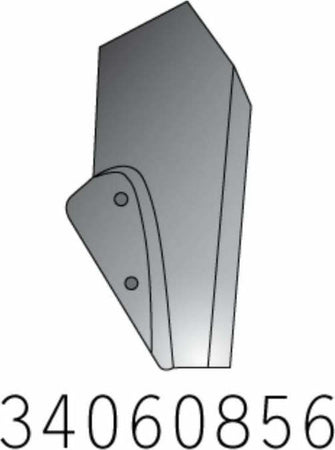 Aletta stretta per ancora coltivatore adattabile Horsch sx