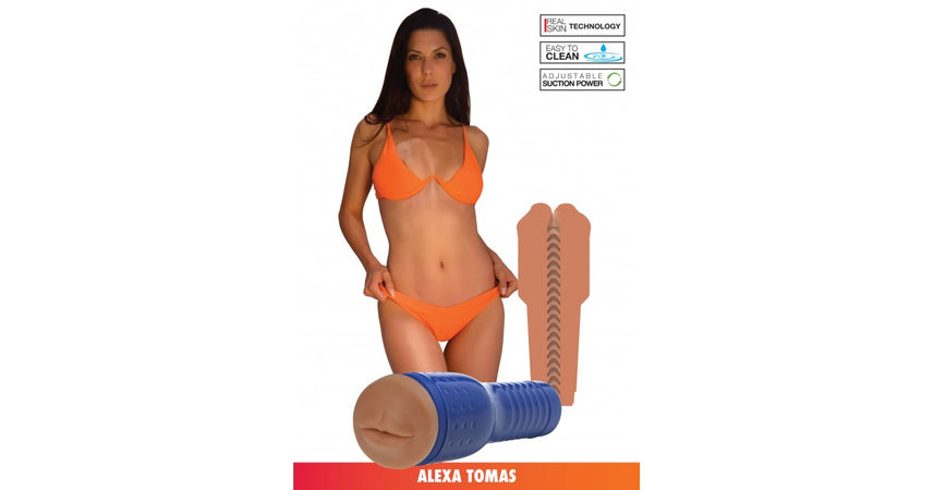 Private Tube Alexa Tomas – Masturbatore Realistico con Texture Interna Dettagliata | 26 cm, Ø 8,5 cm, Real Skin TPR, Design Ergonomico