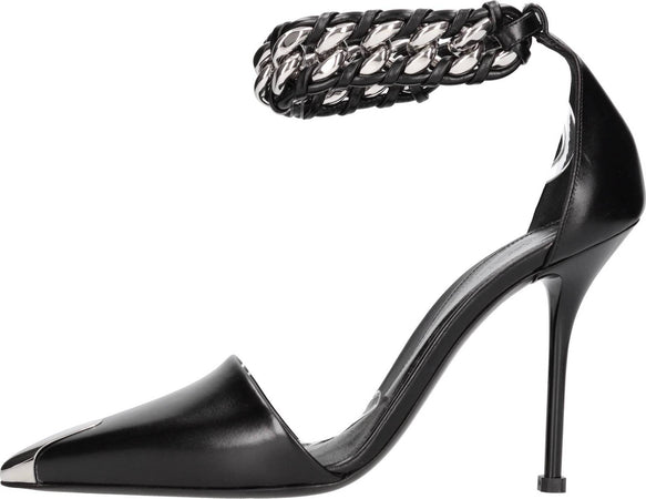 Alexander-McQueen-Scarpe-con-Tacco-Nero-da-donna