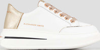 Alexander-Smith-sneakers-donna-Lancaster-in-pelle-white-gold-LSW-1805-WGD